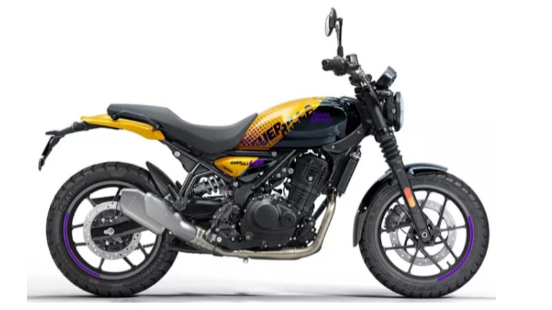 Royal Enfield Guerrilla 450 for rent in Bangalore